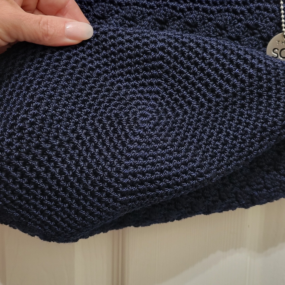 The Sak Navy Crochet Shoulder Bag - Picture 3 of 9